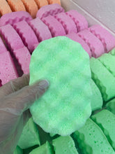 Load image into Gallery viewer, Exfoliating Soap sponges - scentaholic.uk
