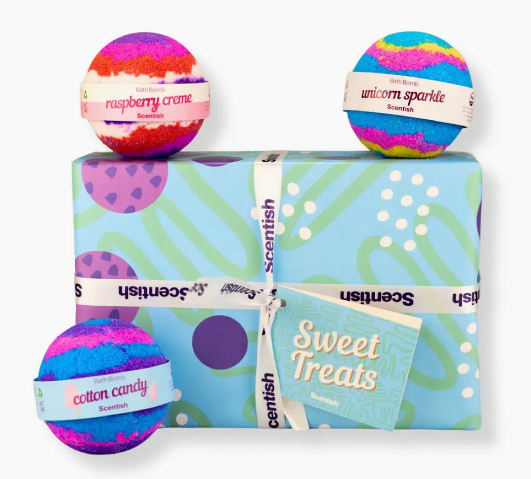 Sweet treats bath bomb gift set