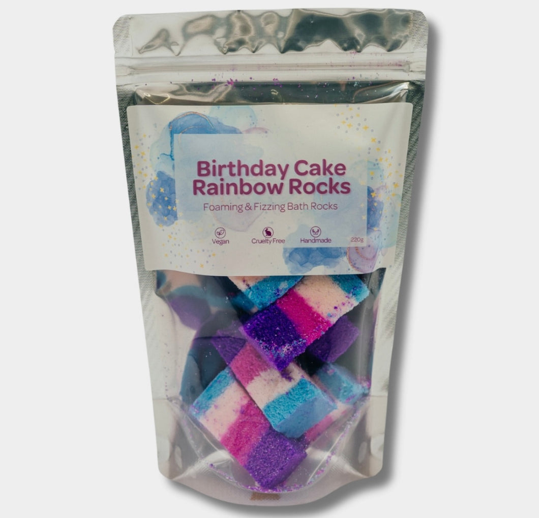 Birthday Cake Bath Rocks