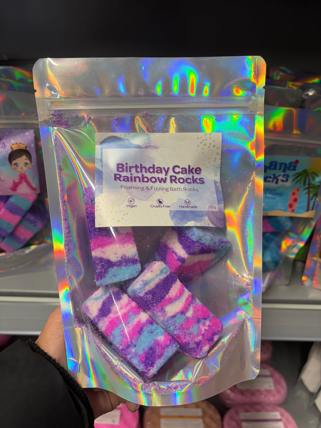 Birthday Cake Bath Rocks